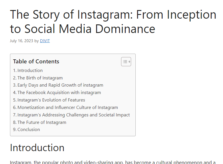 explore The Story of Instagram