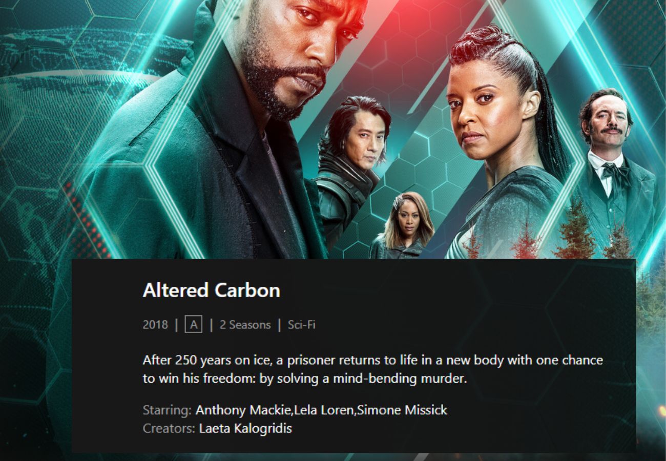 Altered Carbon Seasons 1 and 2 Review sci-fi web series